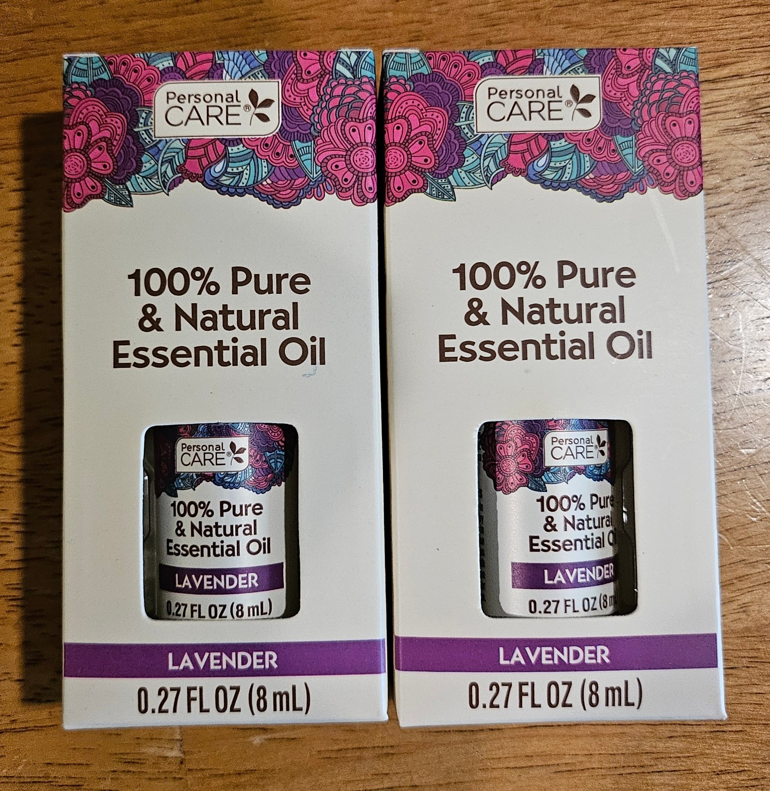 2 Pack Personal Care Lavender 100% Pure & Natural Essential Oil 8ML Each