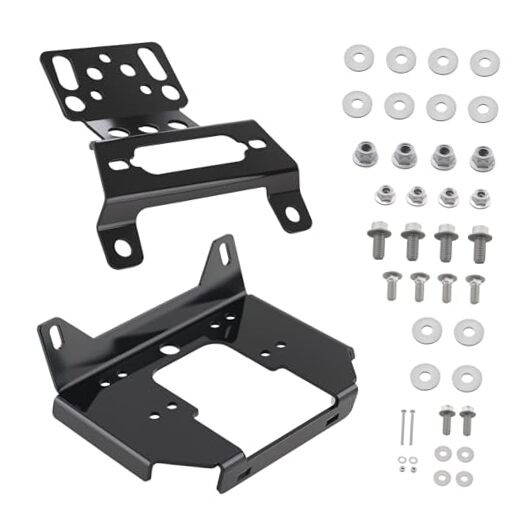  Winch Mount Plate Bracket Compatible with Polaris RZR 900 1000 XP Turbo Trail 