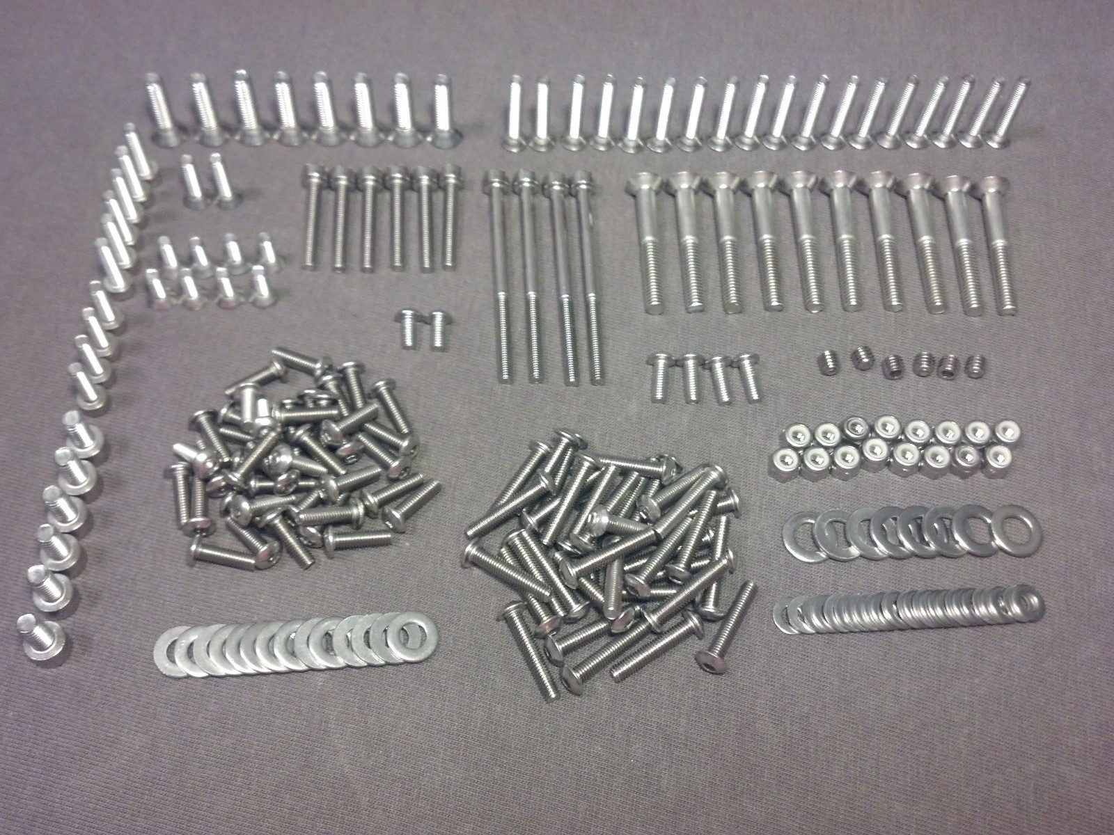 Tamiya Blazing Hilux Stainless Steel Hex Head Screw Kit 250++ pcs NEW