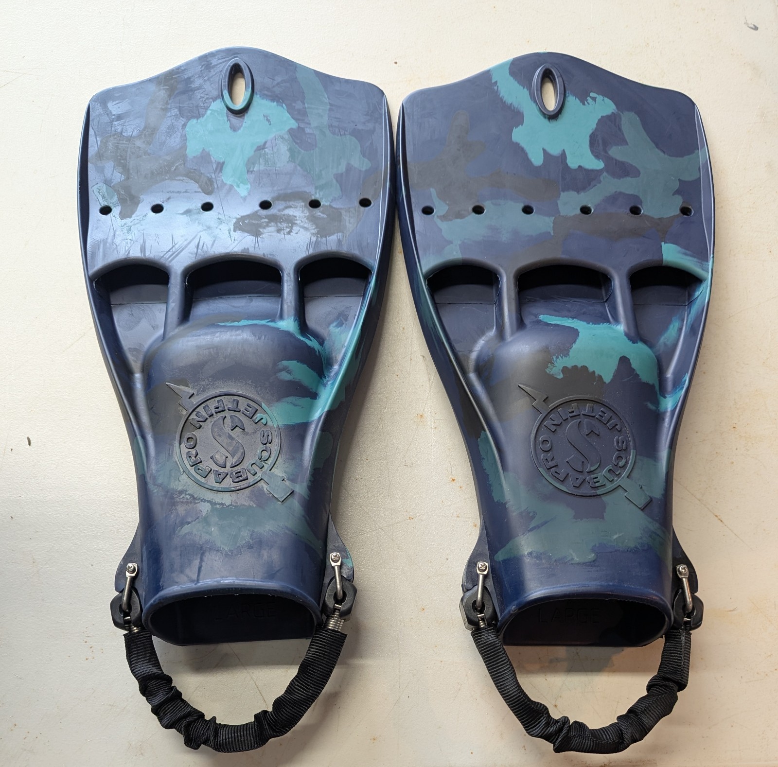 Scubapro Jet Fin 25.396.400 Large Dark Blue Camo