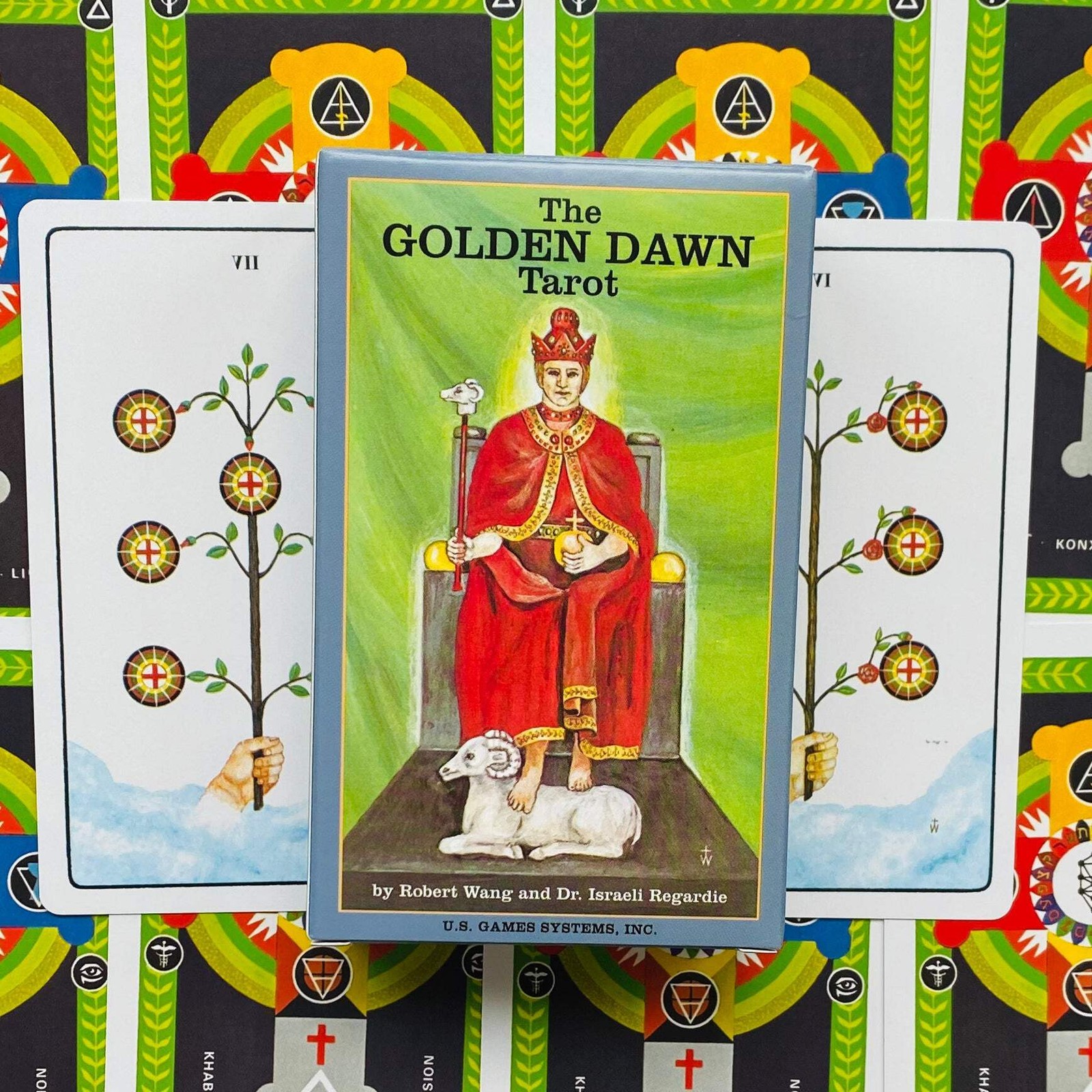 The Golden Dawn Tarot Cards Deck Esoteric Telling US Games Systems GD78