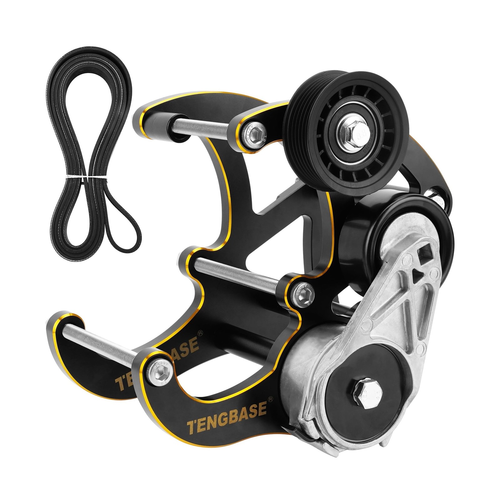 LS Truck R4 AC Compressor Bracket Kit, SUV LSX Air Conditioner Mount, Compati...