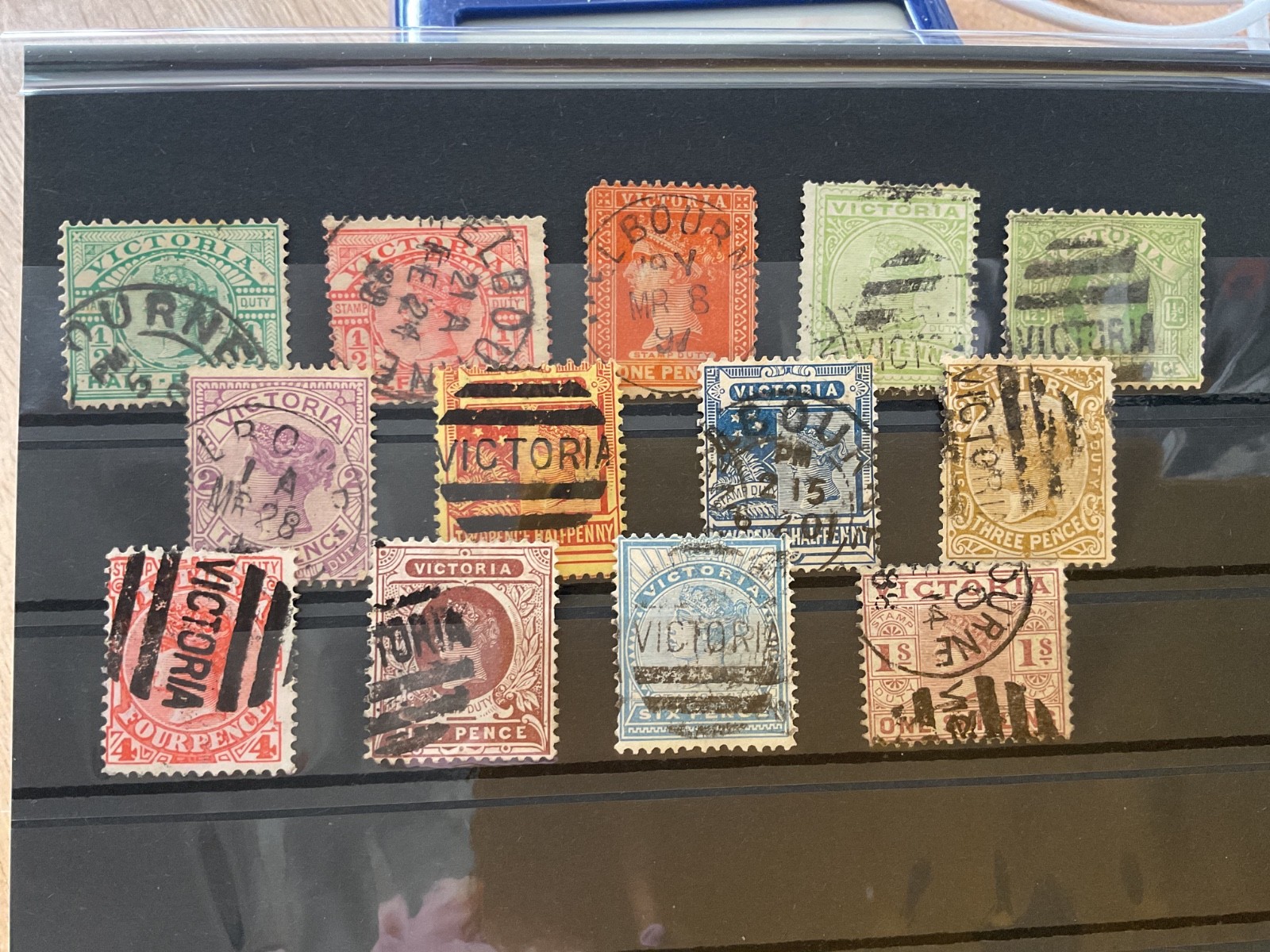 Australia Victoria 1885 - 1900   used stamps   B3544