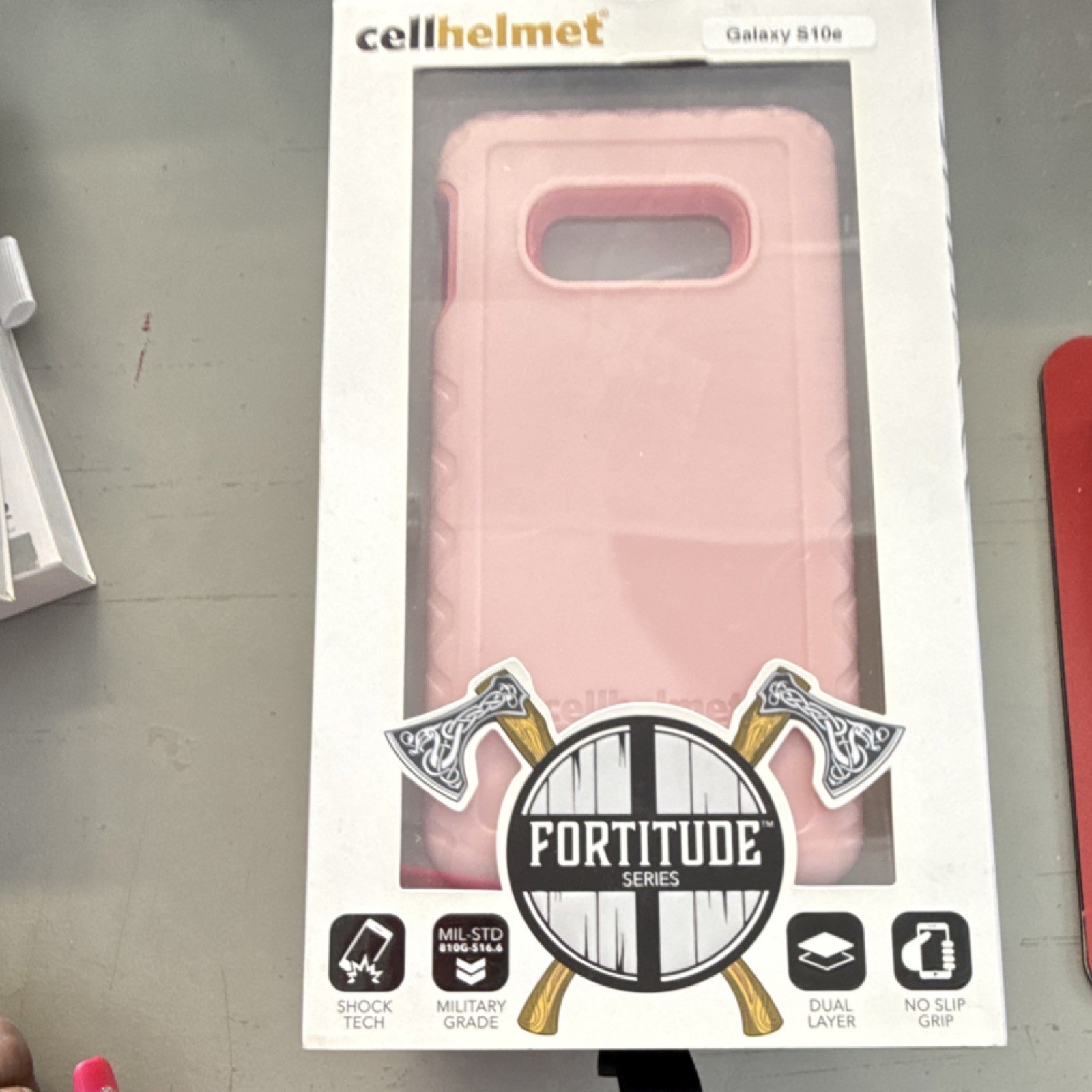 cellhelmet Fortitude Dual Layer Shockproof Pink Case for Samsung Galaxy S10e