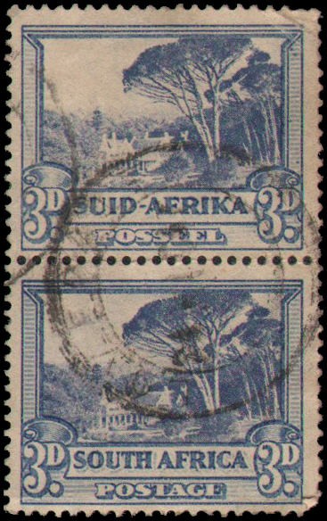 South Africa #39 Used vertical pair