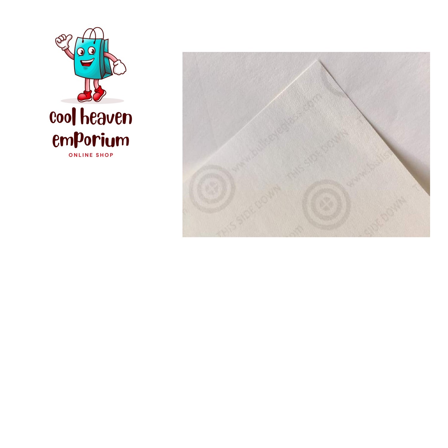 High-Performance Bullseye ThinFire Kiln Shelf Paper (30 Sheets) for Glass Fusing