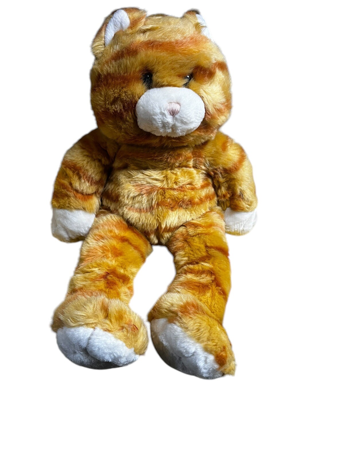 Vintage Build A Bear Orange Tabby Cat 17" long