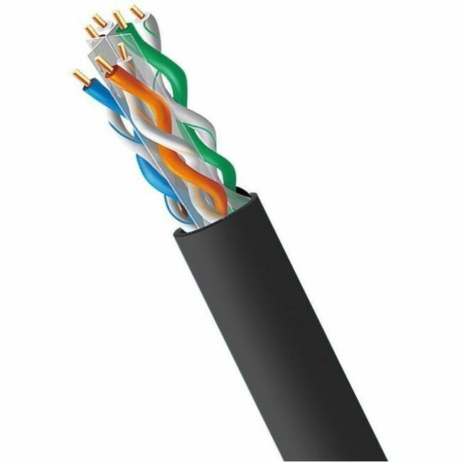 4xem 4XCAT61000RBK 1000ft Cat6 CMR Cable 24AWG Black