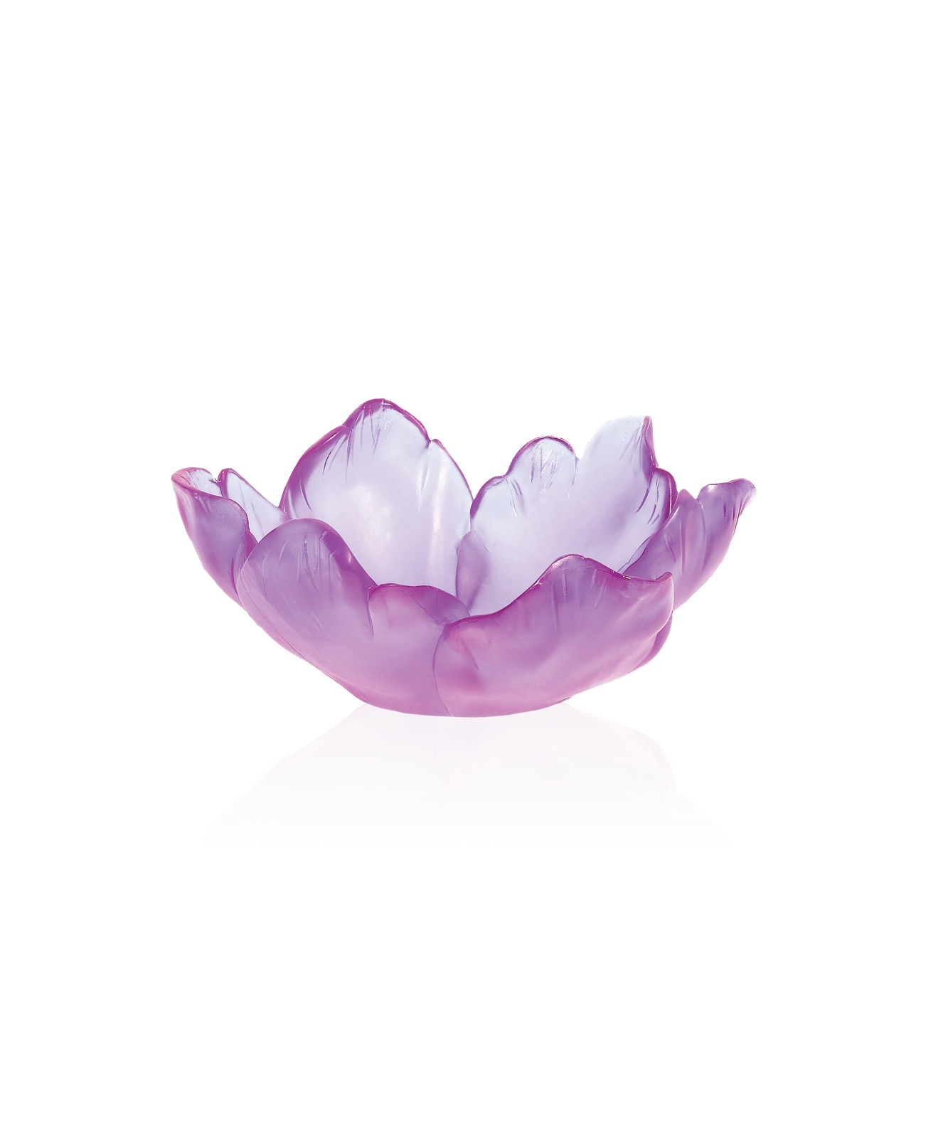 Daum Home Décor - Daum Tulip ultraviolet dish reflection of nature - 03228-2
