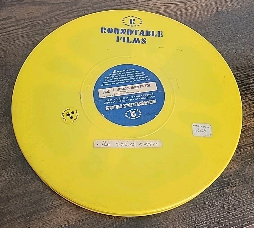 Roundtable Films "Tell Me About Yourself" 16mm Reel Film (PINK TINT)