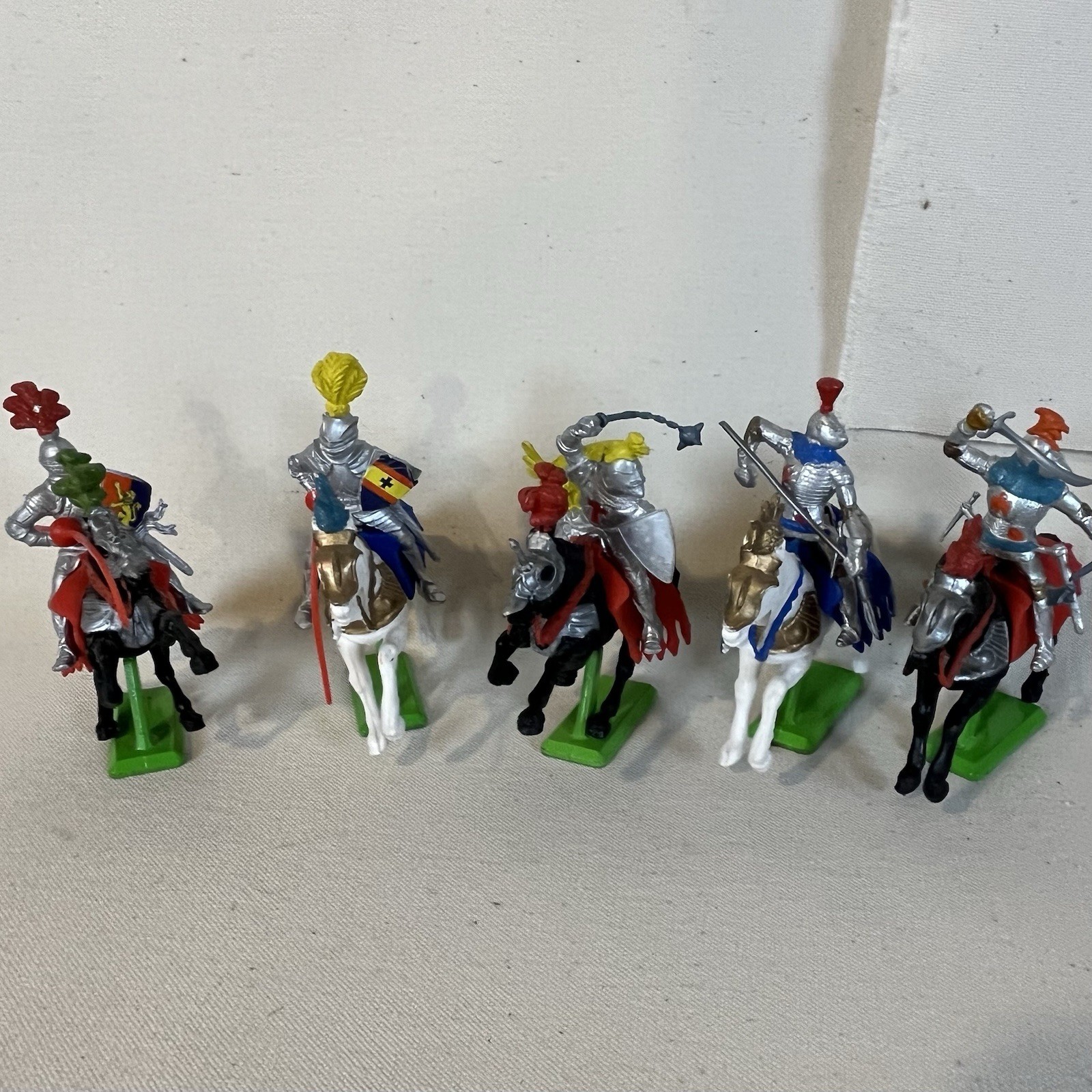 Vtg Deetail Britains Ltd 1971 Lot Knights Horses Figures Army England