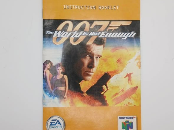 Nintendo N64 007 The World is Not Enough  Instruction Manual Booklet