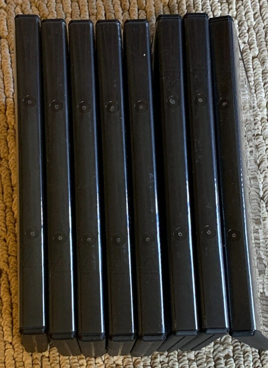 DVD Shell Cases Blank Black. Set Of 12