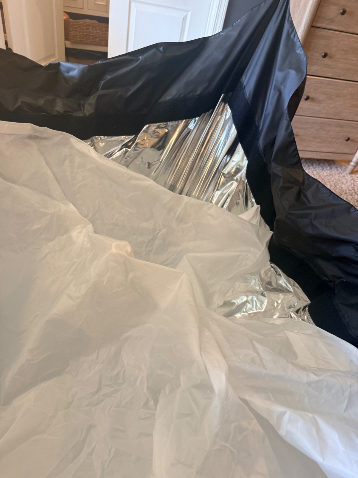 Westcott Mega JS Apollo 48x48 Softbox Umbrella Light Modifier w/ Diffusion Panel