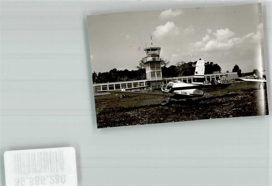 39886280 - 6073 Egelsbach Aircraft Airfield Town Handwritten Photo Original