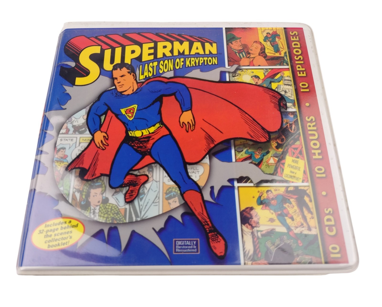 Superman Last Son of Krypton 10 CD Audiobook DC Comics Radio Spirits Drama 1949