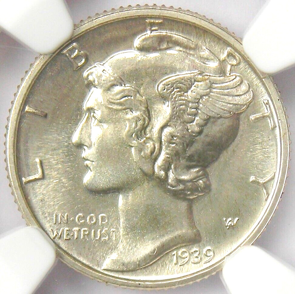 1939 Proof Mercury Dime 10C Coin - NGC PR68+ Plus Grade (PF68+) - Top Pop 6/0!