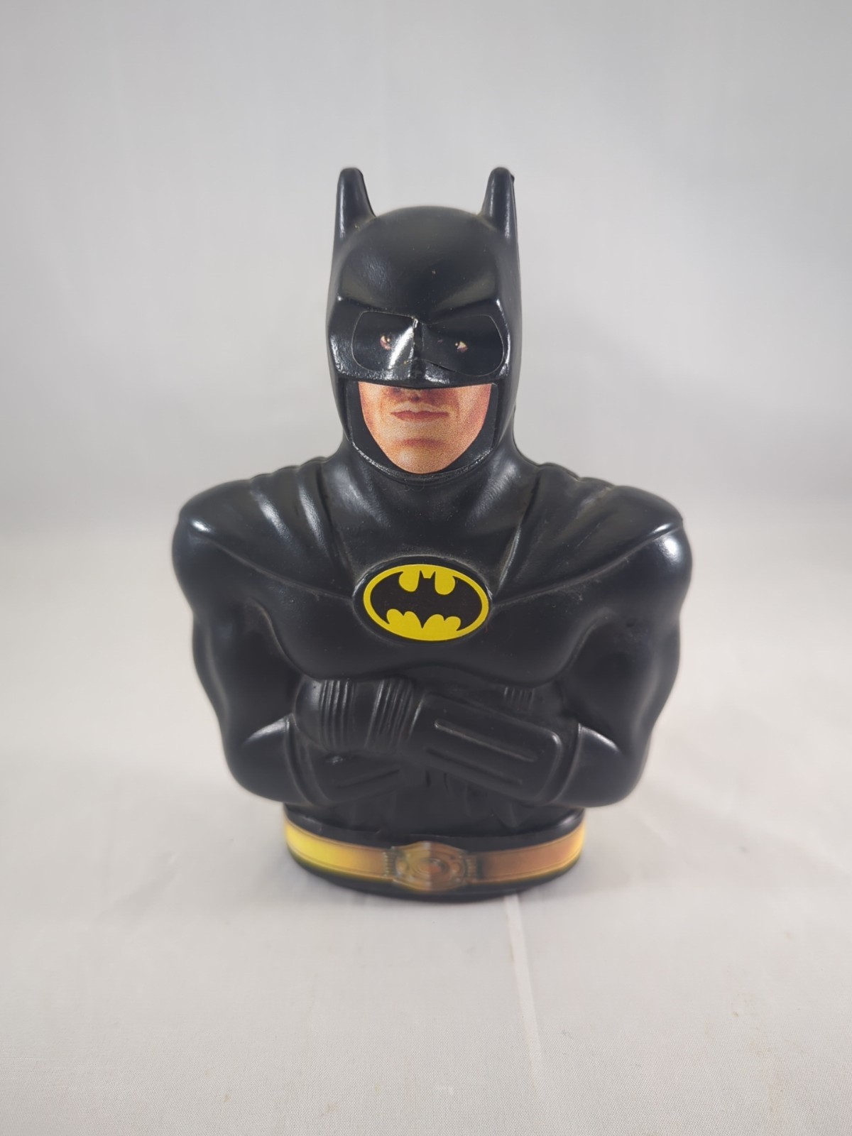 Batman Coin Bank DC Comics 1989 Movie Promo Cereal Box Bank