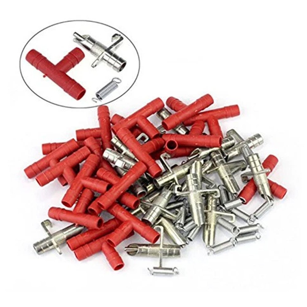 50Pcs Rabbit Water Feeder Rodent Rabbit Ferret Mouse Nipple Water Drinker 1Set ☾