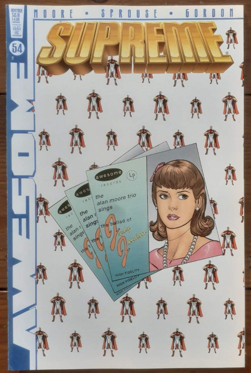 SUPREME #54, ALAN MOORE, AWESOME ENTERTAINMENT, NOVEMBER 1997, VF