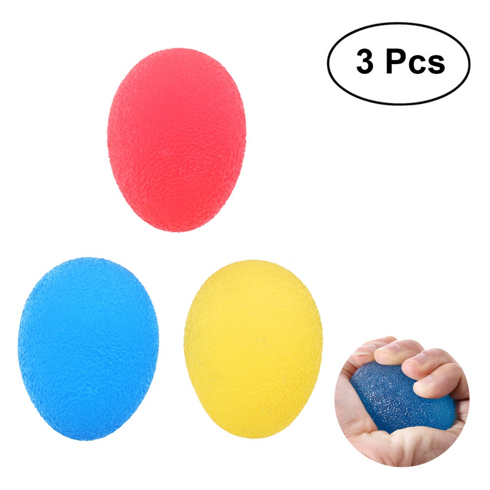  3 Pcs Hand Exercisers for Therapy Finger Strength Balls Rehabilitation
