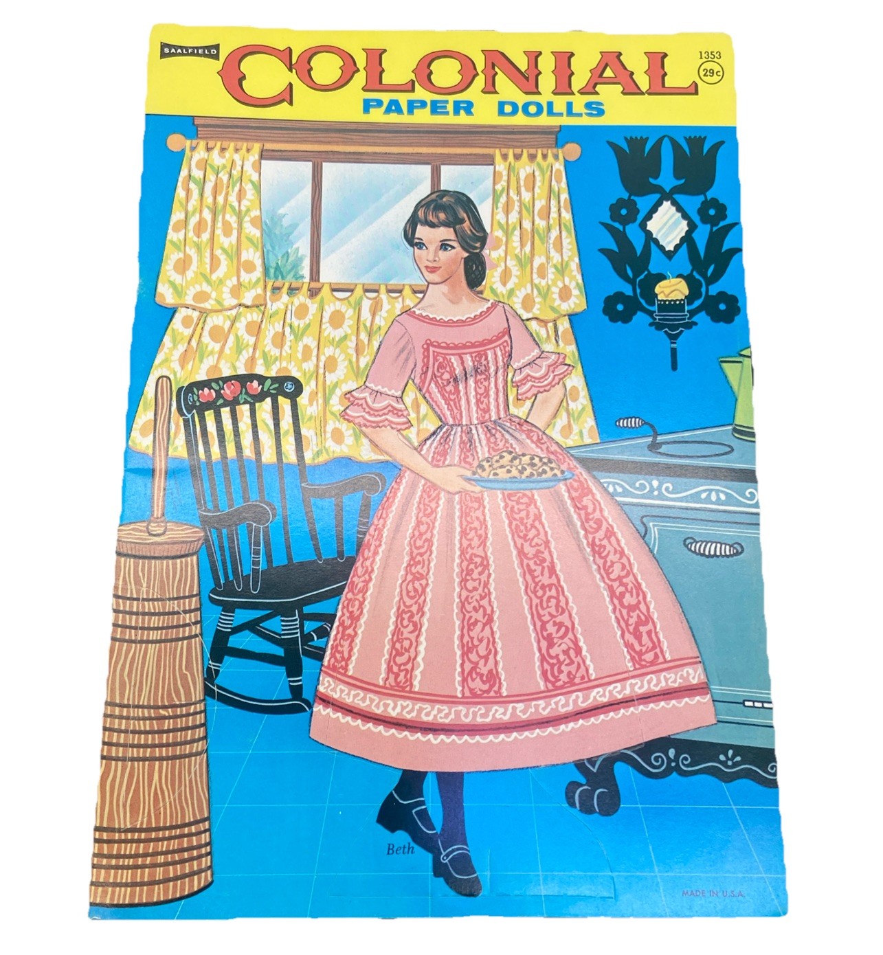 RARE VINTAGE COLONIAL LITTLE WOMEN PAPER DOLLS BOOK NEW UNCUT SAALFIELD {Y}