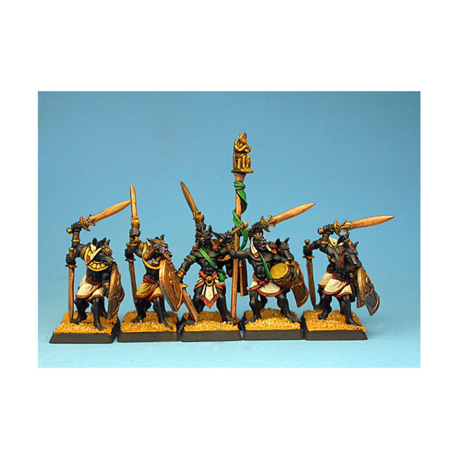 Crocodile War Gods of Aegyptus Anubi Warrior Unit Pack New