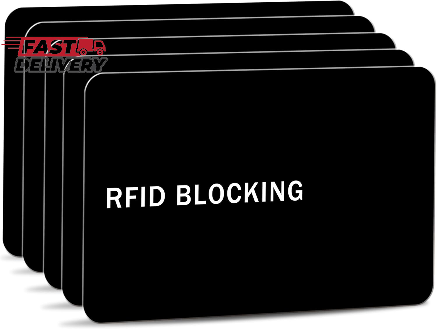 5 Pack RFID Blocking Card Contactless NFC Credit Card ID Protection Safe Bank Ca