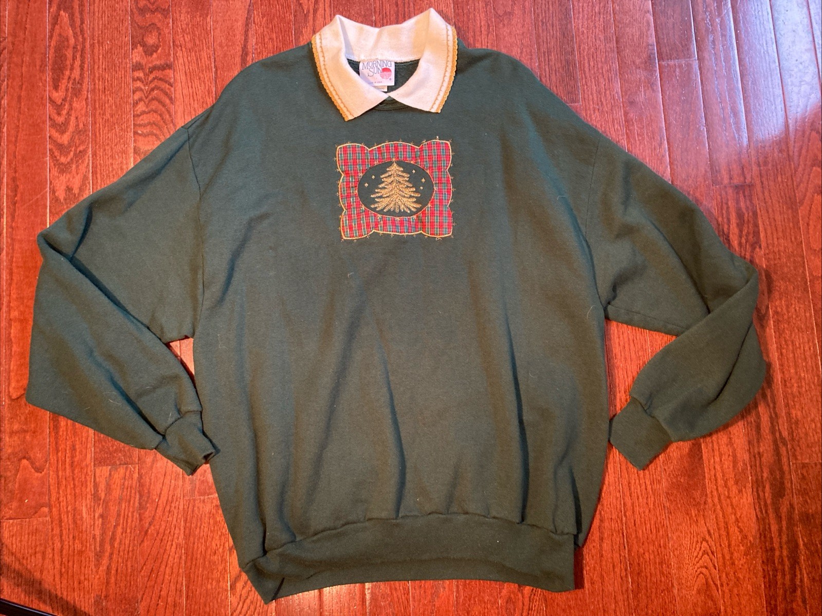 Vintage 90s Christmas Sweatshirt Women 2xl 2 Extra Grand Morning Sun Rare Shirt