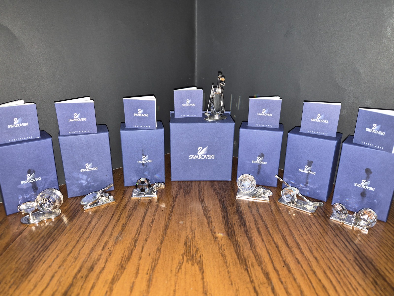 Swarovski Crystal Trophy Set