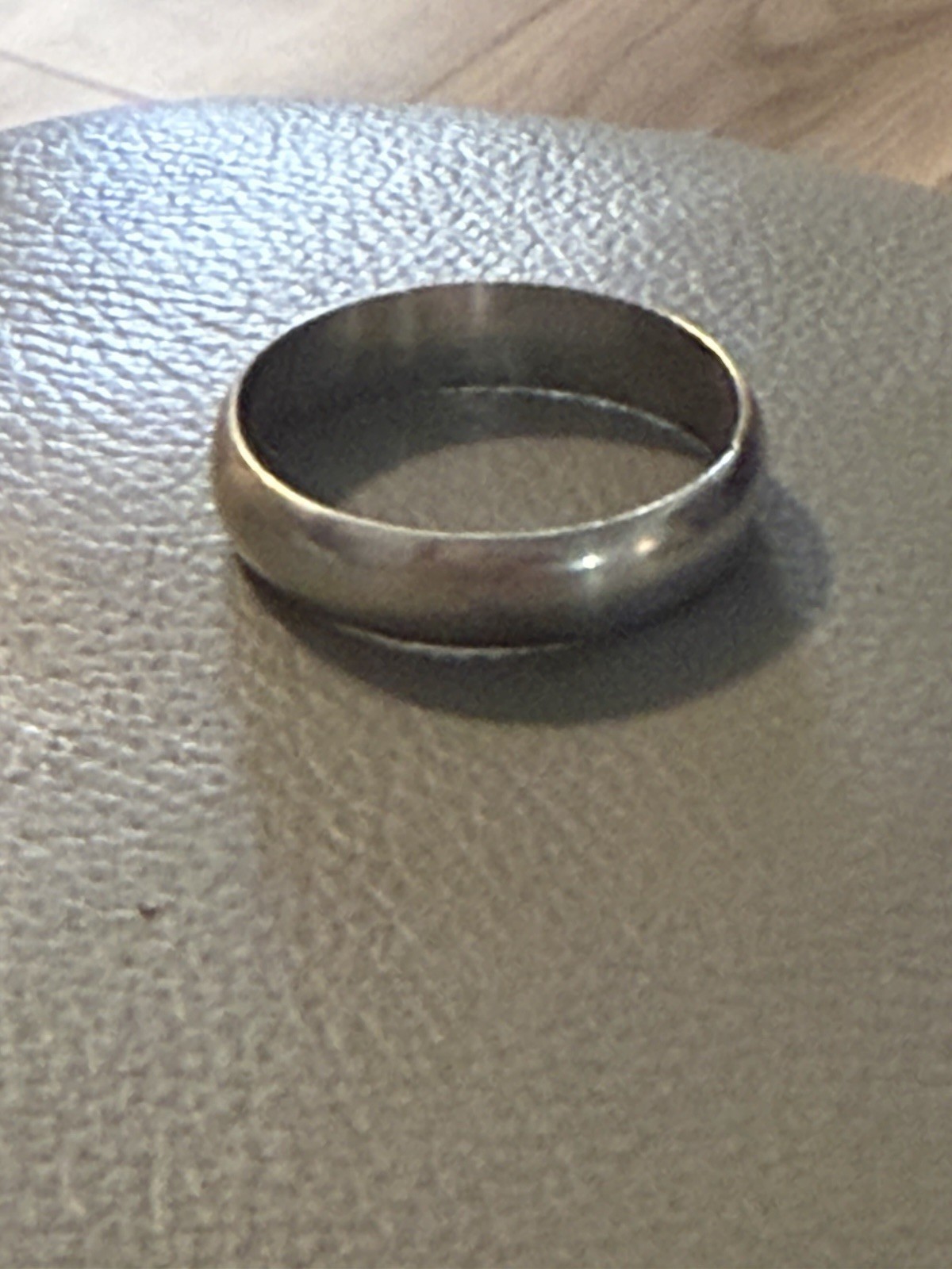 Vintage Sterling Silver 925 Wedding Band Size 13 Ring #588