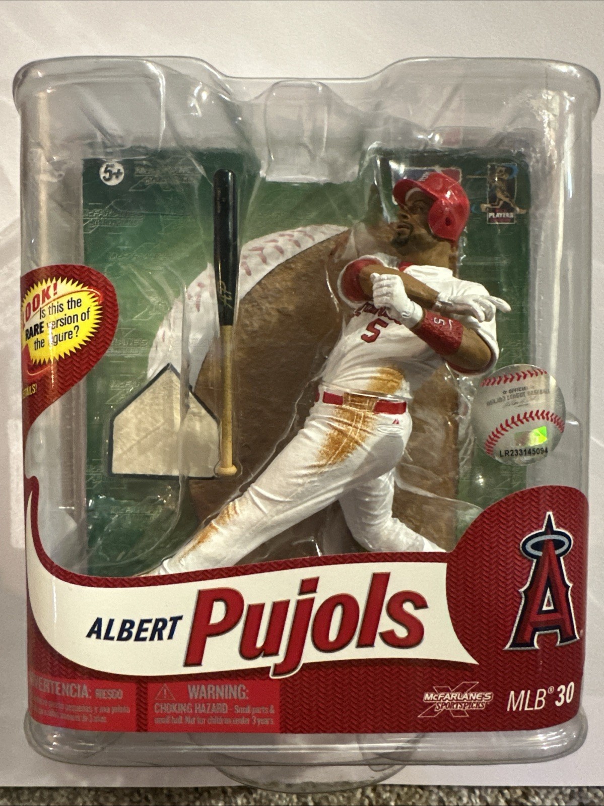 MCFARLANE SPORTS PICKS TOYS MLB SERIES 30 ALBERT PUJOLS LOS ANGELES LA ANGELS