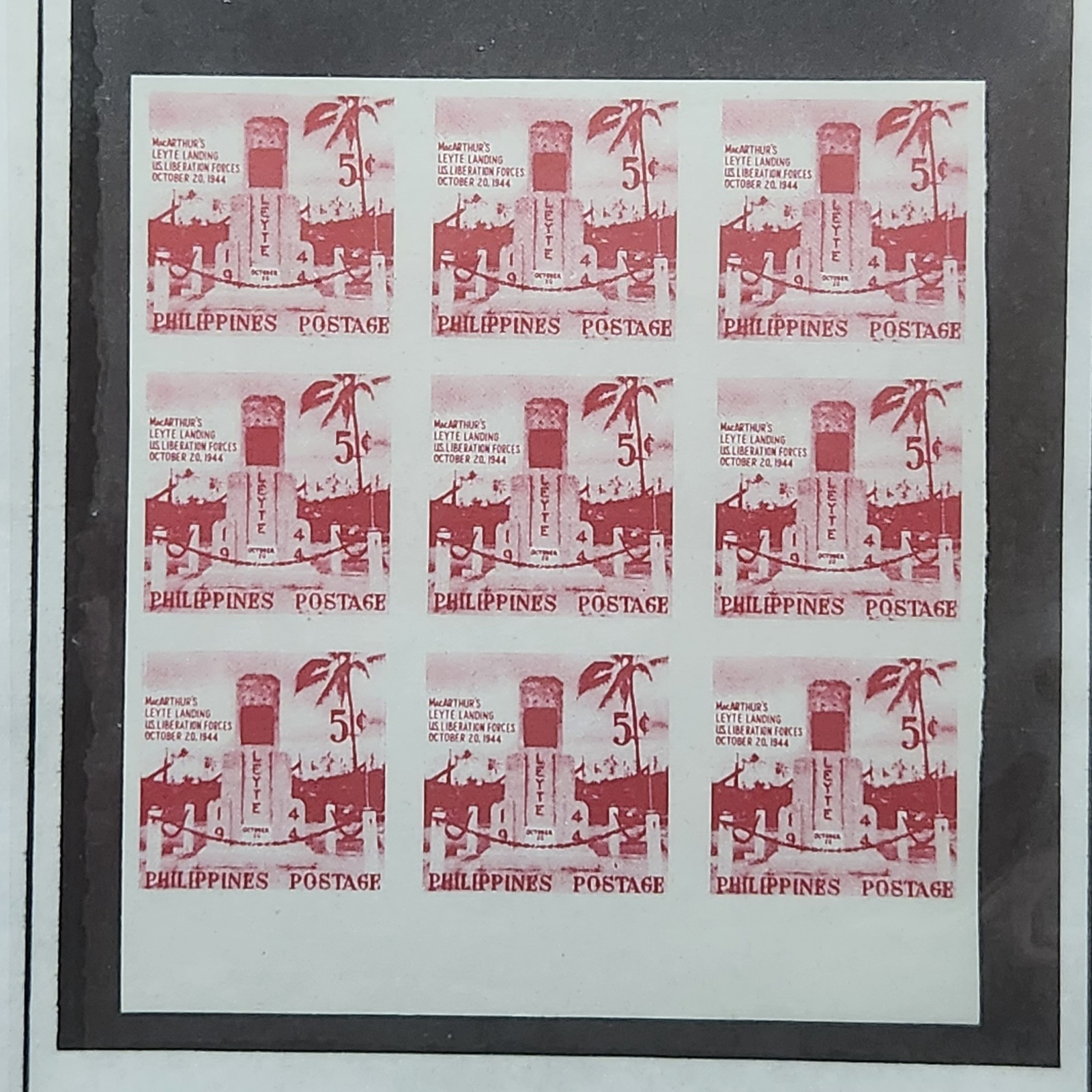 Philippines #629a Block of 9 MOGNH - CV $55 - Lot #12370