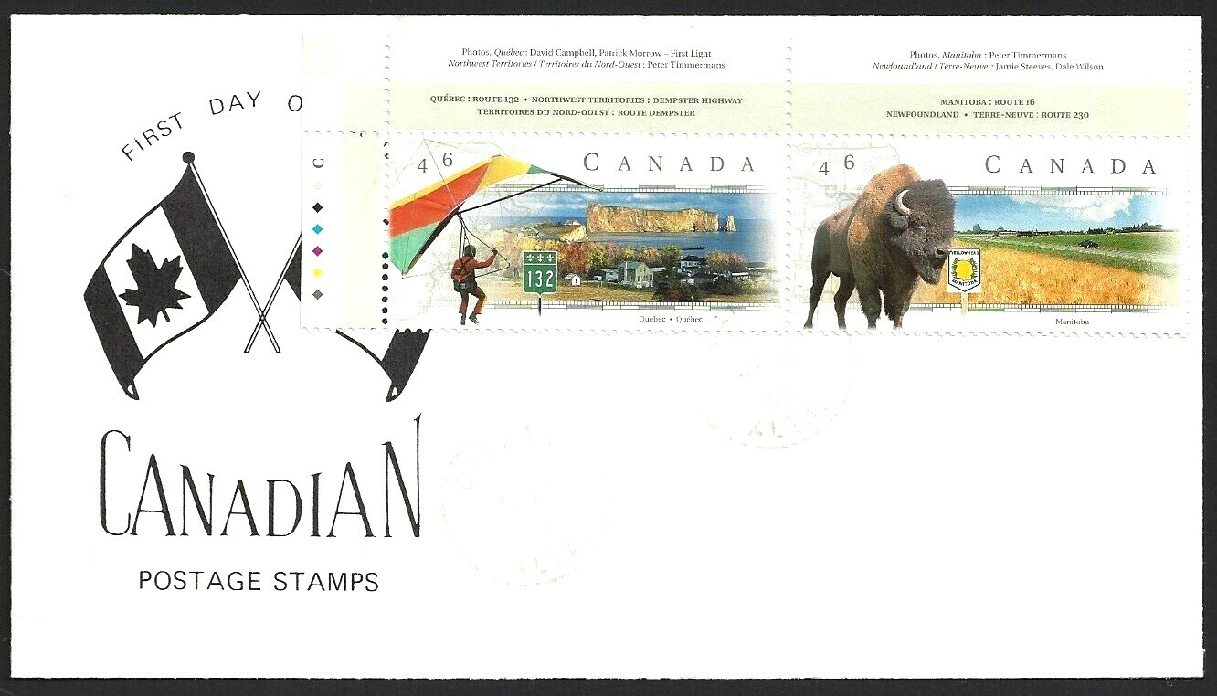 🍁Canada   #1781a   "SCENIC HIGHWAYS"     Brand New  1999  Special Event Issue