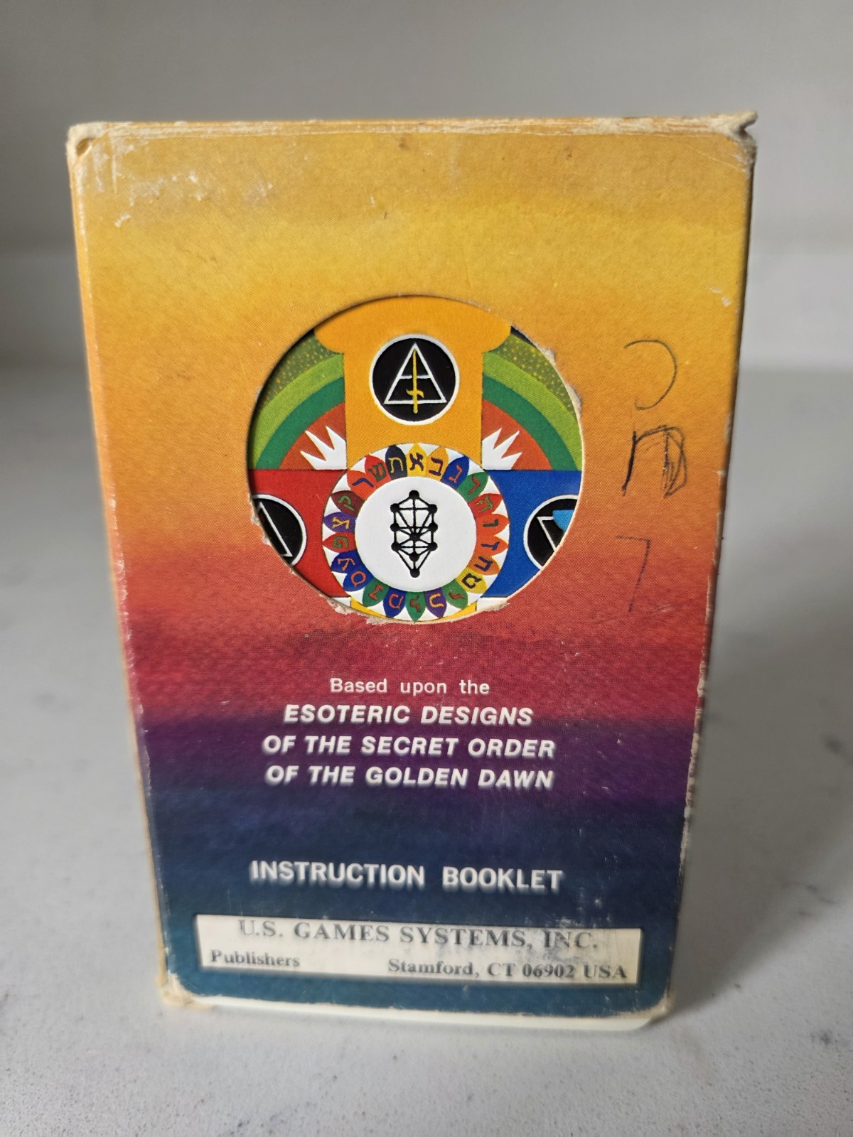 Vintage 1978 Golden Dawn Tarot Deck Wang Occult Crowley OTO Magick Divination