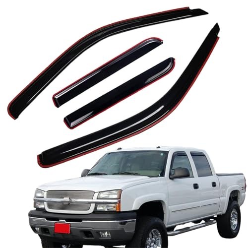 Original 4pcs in-Channel Window Deflectors fit for 2000-2006 