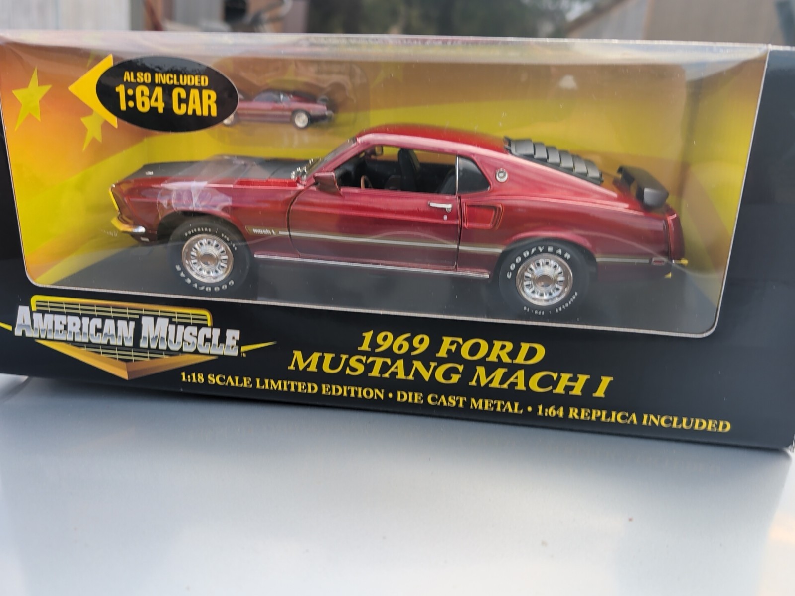 American Muscle 1969 Ford Mustang Mach 1 1/18 Scale DieCast Ertl