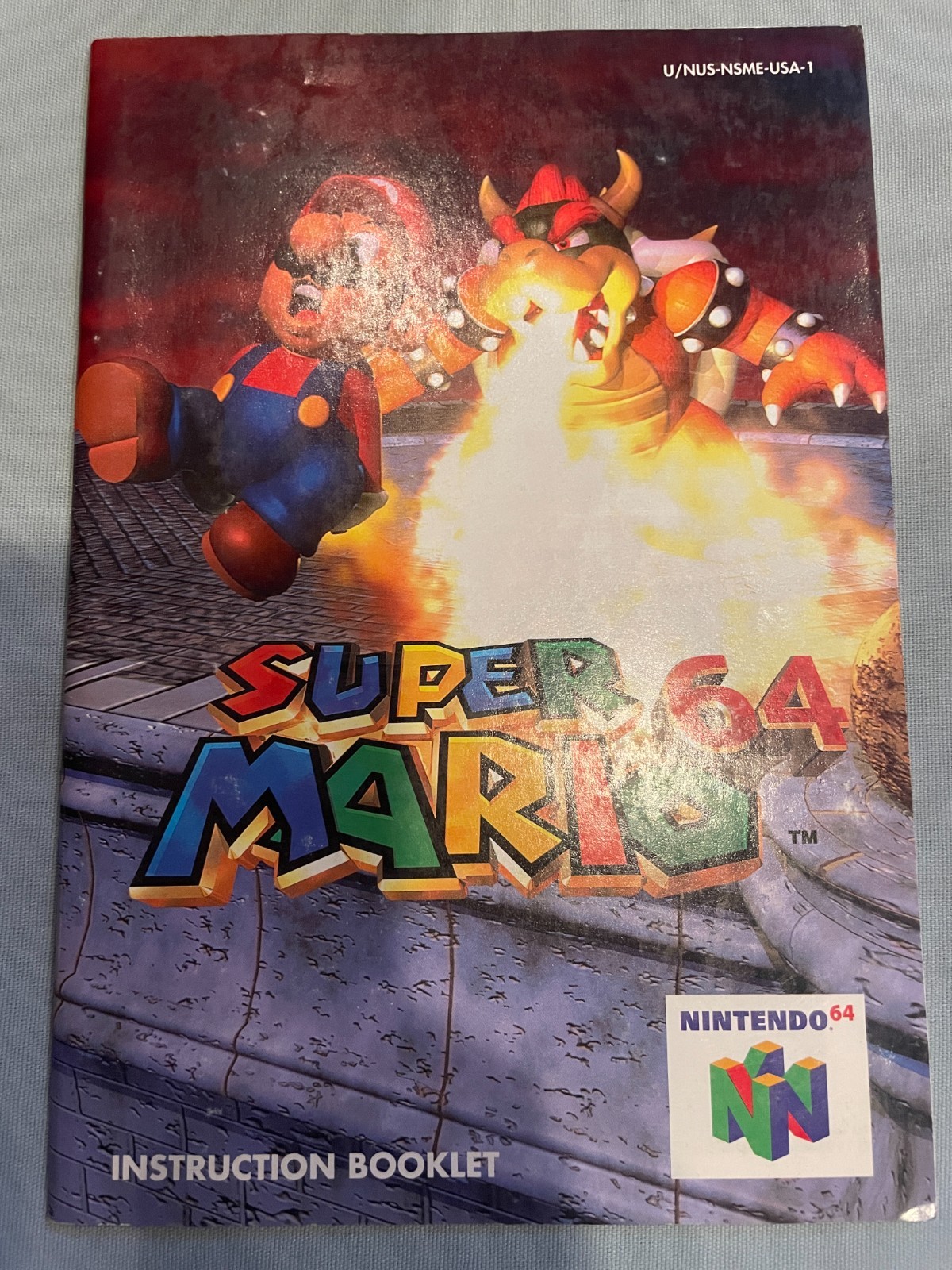 Super Mario 64 - Nintendo 64 N64 Video Game Instruction Booklet Manual ONLY!