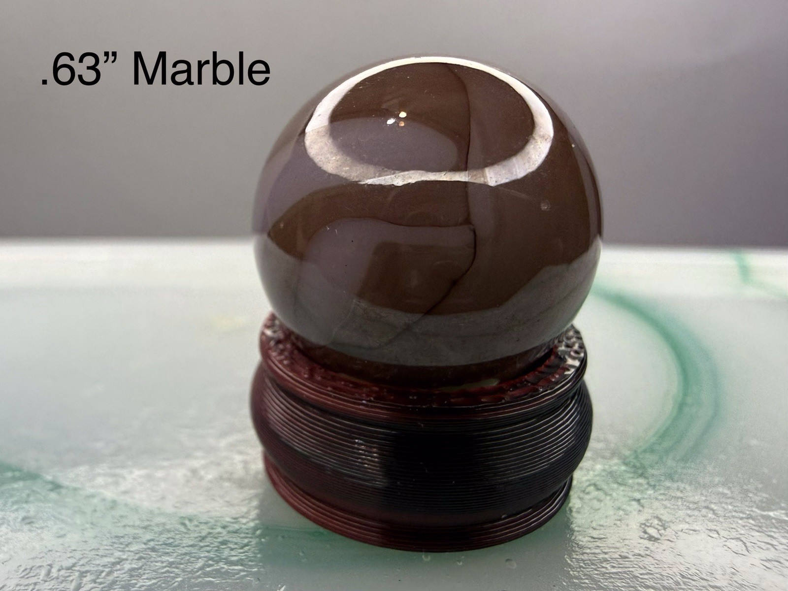 Glass Marble With Display lot #8502 See Photos Description