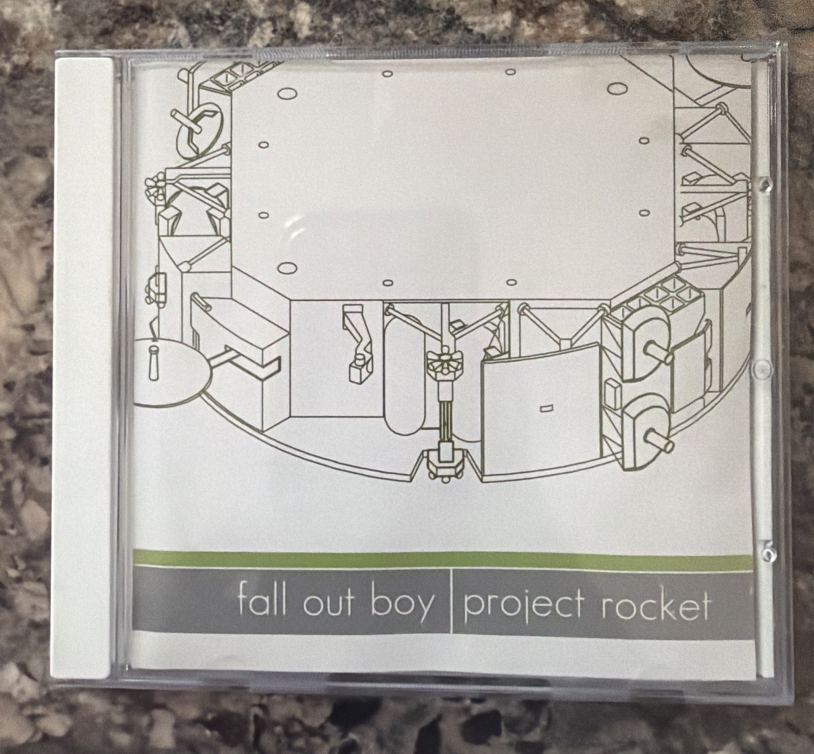 Fall Out Boy/Project Rocket- Split EP  (CD, 2002, Uprising Records)  Rare Early!