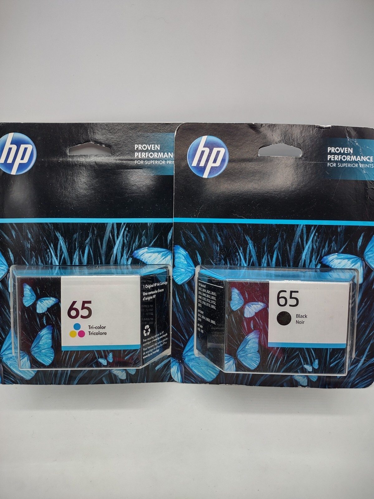 HP 65 Ink Cartridge Pk 2 Black Multicolor Exp 12/23 4/23