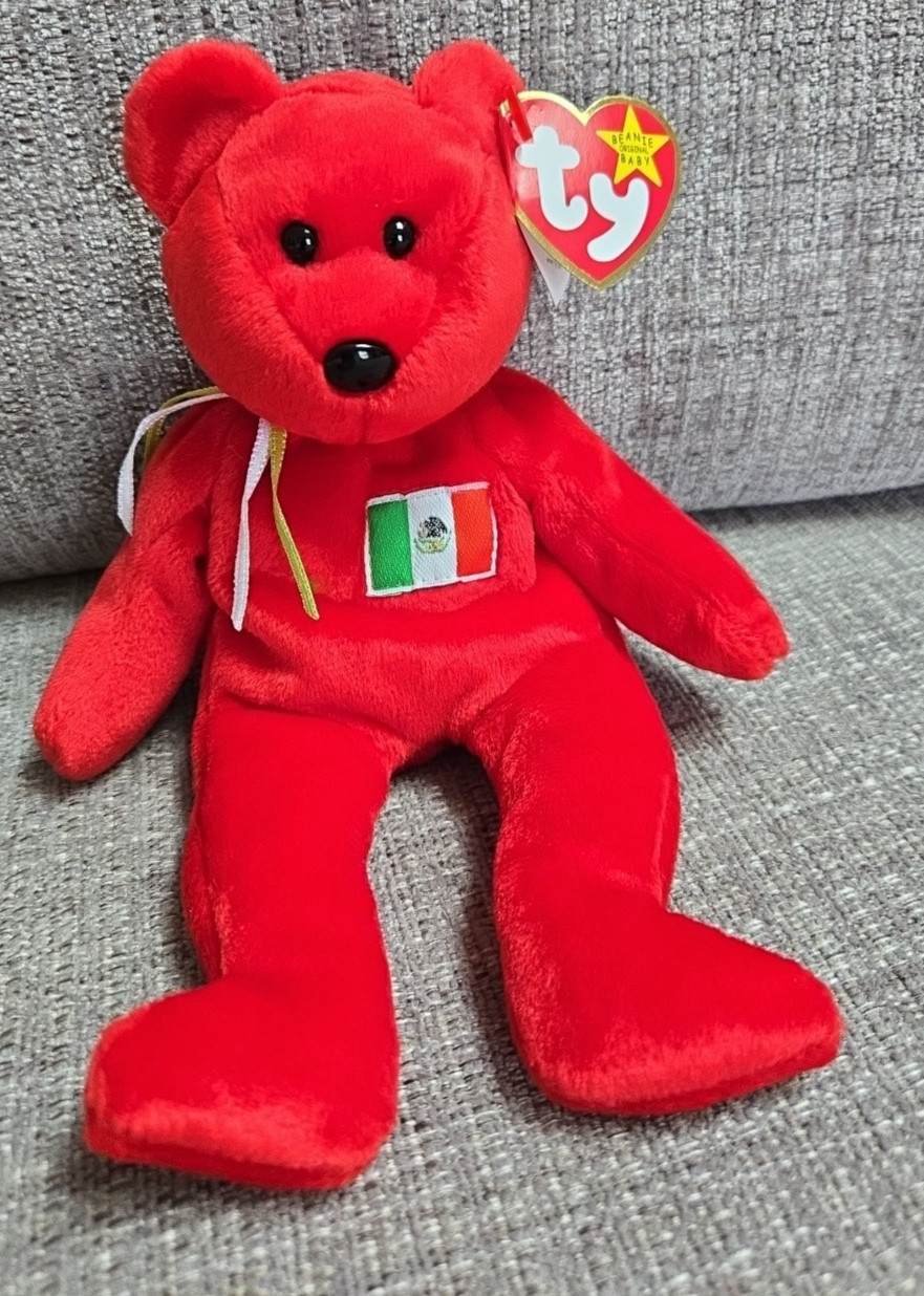 Vintage Ty Beanie Babies Otis Date Of Birth February 5 1999 With Tags