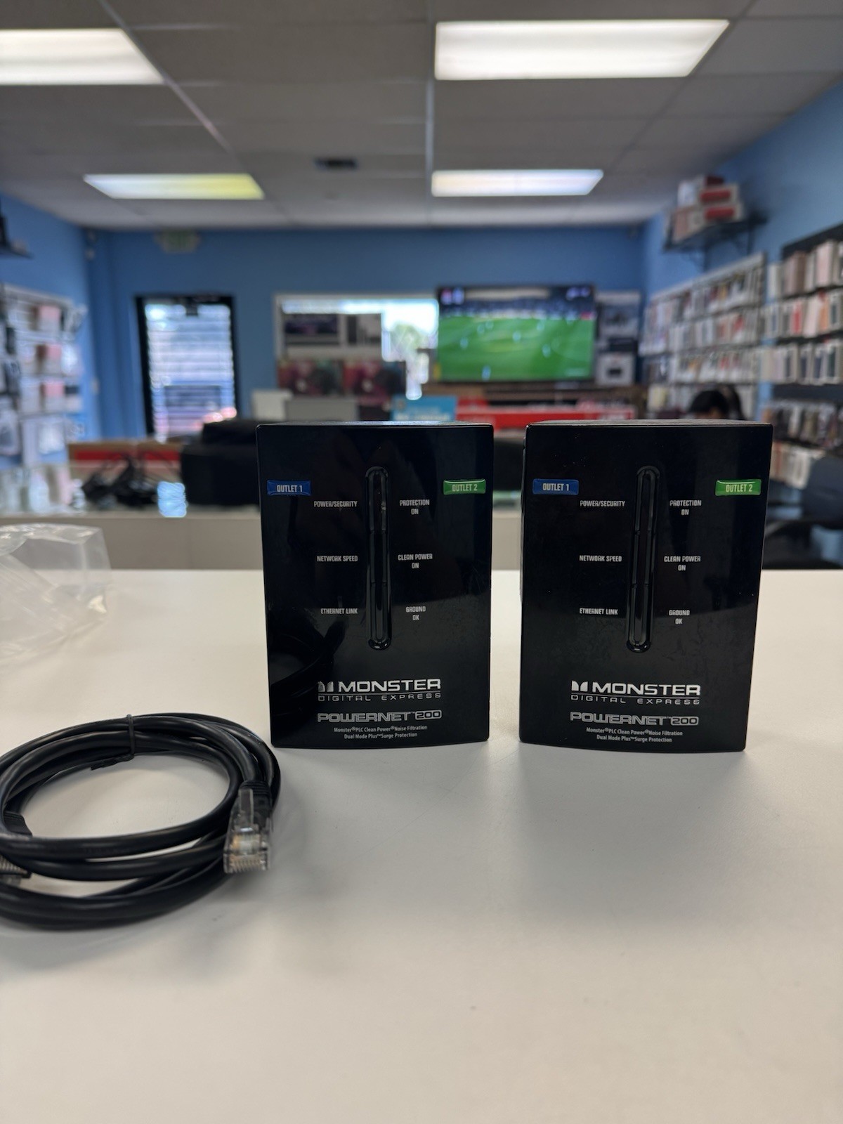 Monster Cable Digital PowerNet 200 Ethernet Expansion Adapter 200 Mbps Pair