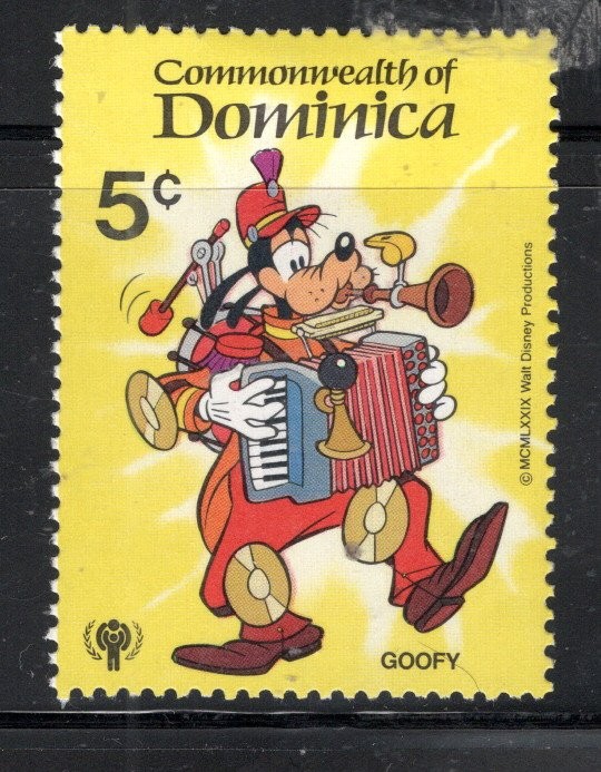 BRITISH DOMINICA  STAMPS DISNEY MINT HINGED LOT 60772