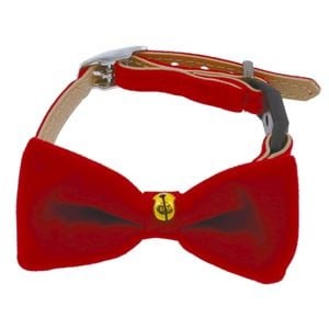 necoco Cat Collar with Ribbon S Red (Set of 3)