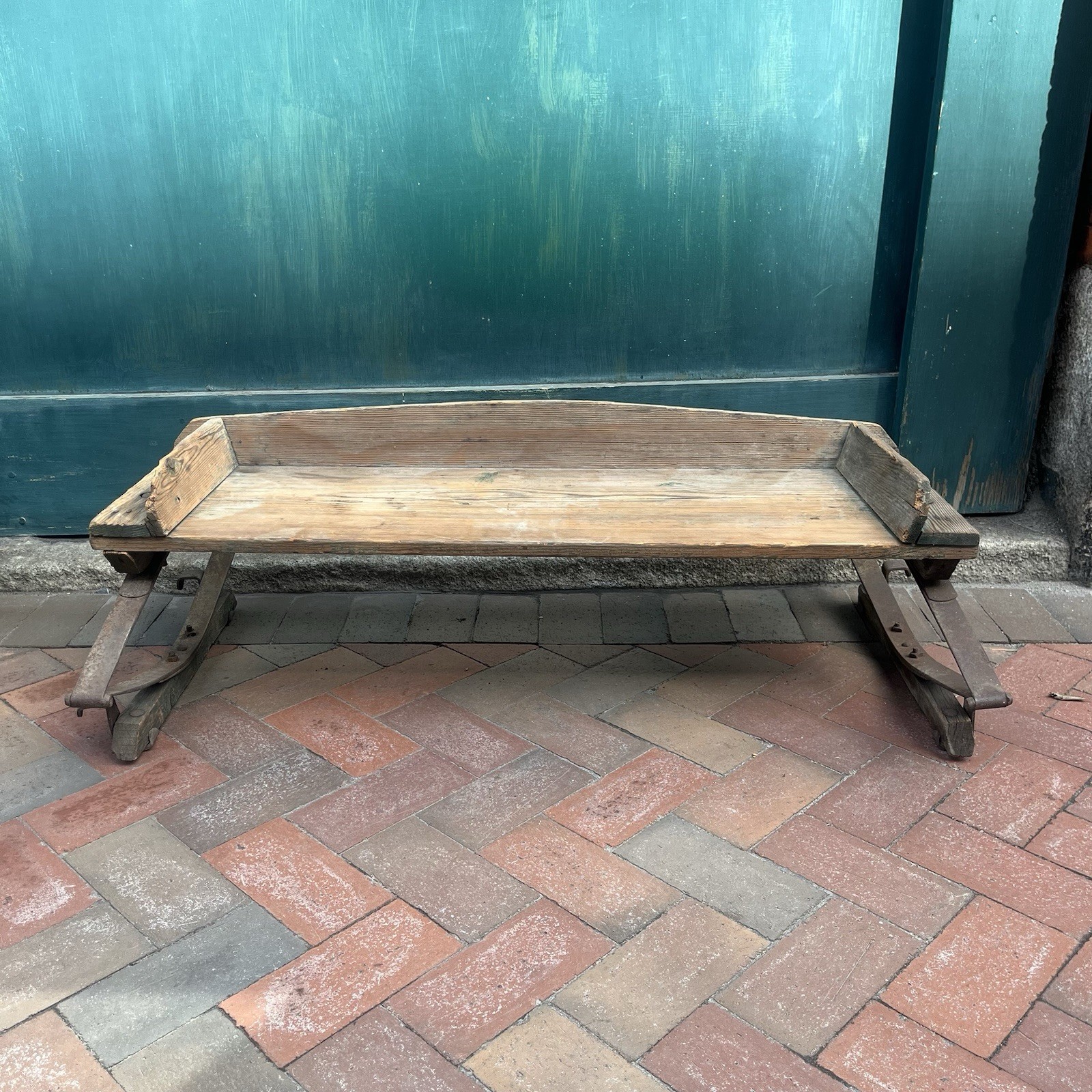 Antique Buckboard Wagon Seat Bench