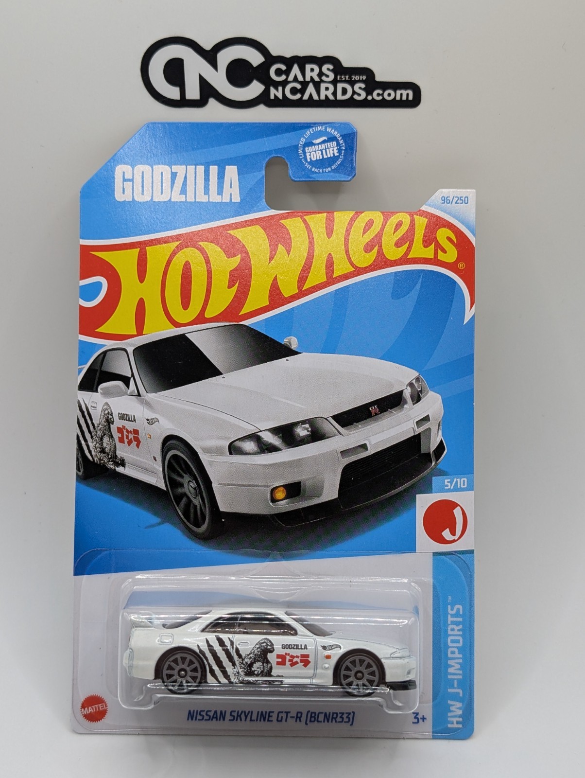 2024 Hot Wheels HW J-Imports Godzilla Nissan Skyline GT-R (BCNR33) 96/250