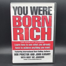 You Were Born Rich Bob Proctor Four Session Teleseminar 5 CD Set Personal Growth