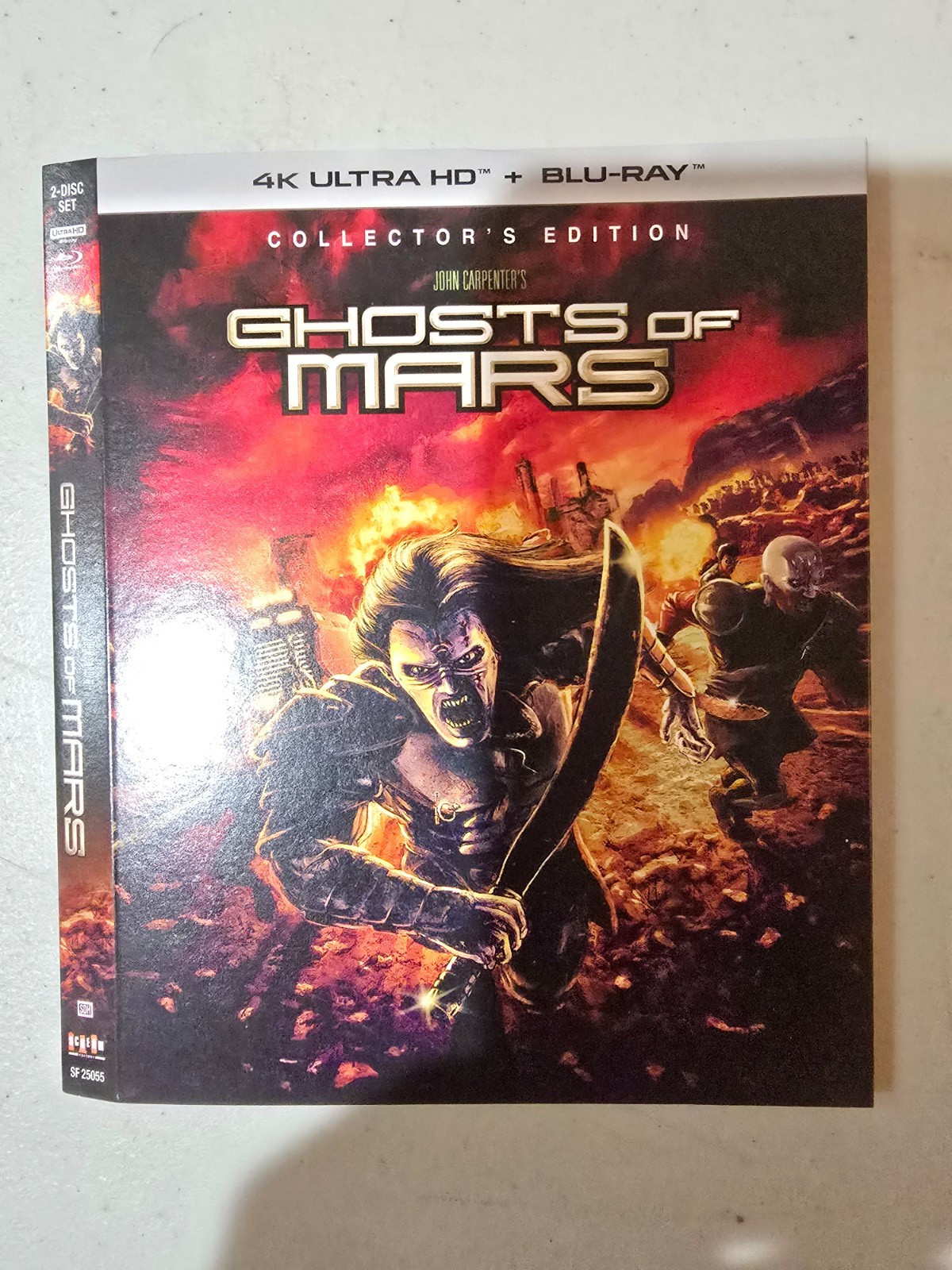 Ghost of Mars Alternate 4K Bluray Slipcover Only slipcase NO discs OOP