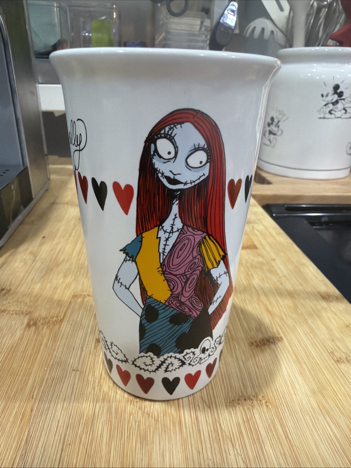 Disney Nightmare Before Christmas Ceramic Cup Jack Skellington Sally *